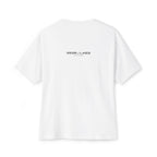 White t-shirt with 'SS26/LAB3' logo on the back against a white background